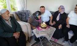 Kastamonu’da 100. yaşa davullu zurnalı kutlama