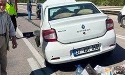 Kastamonu plakalı otomobil zincirleme kazaya karıştı: 9 yaralı