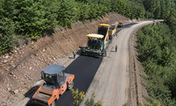 Cide’de yol çalışmaları hız kesmiyor