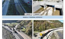 İnebolu Terminal Köprüsü ve yol çalışmalarında son durum