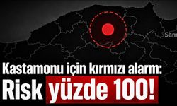 Kastamonu için kırmızı alarm: Risk yüzde 100!