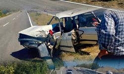Kastamonu’da korkutan kaza! İki otomobil çarpıştı