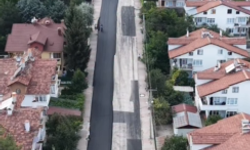 Kastamonu'da o caddenin asfaltı baştan sona yenilendi