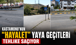Kastamonu’nun “hayalet” yaya geçitleri tehlike saçıyor