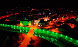 Kastamonu’nun ilçesinde dereboyu ışıl ışıl oldu