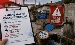 Kastamonu'nun köylerinde su artık ücretli olacak!