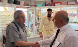 SGK İl Müdürü Emin Şahin selzede esnafın yanında