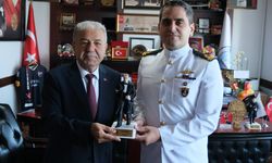 TCG Tuzla Komutanı İnebolu Belediyesi’nde ağırlandı