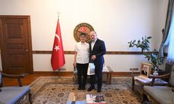 Vali Dallı LGS şampiyonu Eren Atçı'yı ağırladı