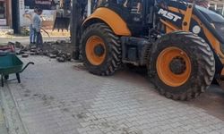Doğanyurt'ta parke çalışmasına başlanıldı