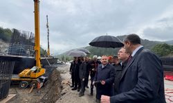 AK Parti Kastamonu heyeti Kırık Barajı Varyant Yolu'nu inceledi