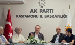 AK Parti Kastamonu İl Başkanlığı'nda haftalık toplantı