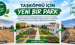 Başkan Arslan duyurdu: Taşköprü'ye yeni park yapılıyor