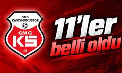 Kastamonuspor'un Hatayspor maçı ilk 11'i belli oldu
