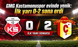GMG Kastamonuspor ilk yarıda yenik: 0-2 sona erdi
