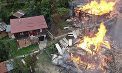 Kastamonu’da 10 evin zarar gördüğü yangın kontrol altında