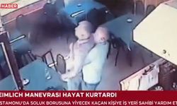 Kastamonu'da panik anı: Heimlich hayat kurtardı