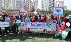 Kastamonu'da uçurtmalar Gazzeli çocuklar için havalandı