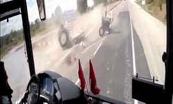 Kastamonu’daki feci kazada traktör böyle ikiye bölünmüş!