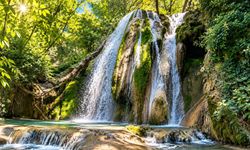Kastamonu'nun doğa harikası Okçular Şelalesi ziyaretçi akınına uğruyor