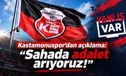 Kastamonuspor'dan açıklama: "Sahada adalet arıyoruz!"
