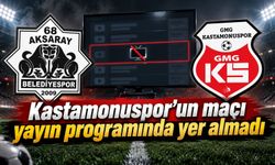 Kastamonuspor'un maçı yayın programında yer almadı
