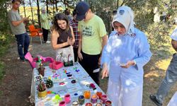 Özel bireylerin el emeği eserleri Abana'da sergilendi