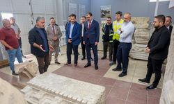 Pompeiopolis Antik Kenti’nde kazı çalışmaları yerinde incelendi