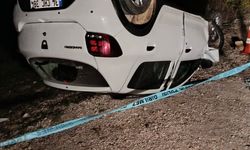 Kastamonu’da savrulan otomobil şarampole yuvarlandı: 1 yaralı
