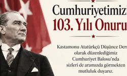 ADD Kastamonu’dan Cumhuriyet Balosu daveti
