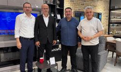 Belediye Başkanından Cideli iş insanına ziyaret