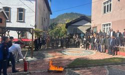 Azdavay’da yangın, deprem ve sele karşı eğitim