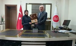 Bölge birincisi Esmanur’dan Müftü Bekir Derin’e ziyaret