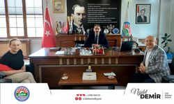 Emekli Albay’dan Cide Belediyesine ziyaret