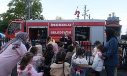 İnebolu’da miniklere yangın eğitimi verildi