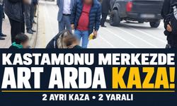 Kastamonu merkezde art arda kaza!