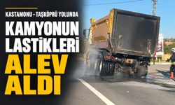 Kastamonu-Taşköprü yolunda facianın eşiğinden dönüldü