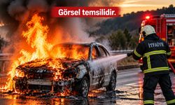 Kastamonu'da çıkan araç yangını korkuttu