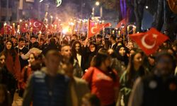 Kastamonu'da Cumhuriyet coşkusu fener alayıyla yaşandı