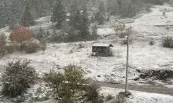 Kastamonu’da kış, yükseklerden göz kırptı
