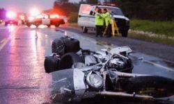 Kastamonu’da motosiklet otomobile çarptı, sürücü yaralandı