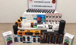 Kastamonu’da onlarca kaçak elektronik ürün ele geçirildi