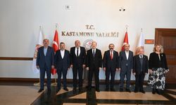 Kastamonu’nun muhtarları Vali Dallı'yı ziyaret etti