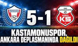 Kastamonuspor, Ankara deplasmanında dağıldı: 5-1