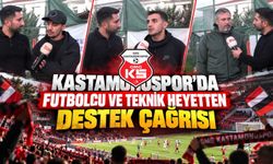 Kastamonuspor’da futbolcu ve teknik heyetten destek çağrısı