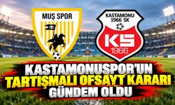 Kastamonuspor’un tartışmalı ofsayt kararı gündem oldu