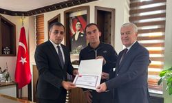 Kayıp vatandaşı bulan personele teşekkür belgesi