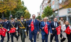 Taşköprü’de vatandaşlar Cumhuriyet için yürüdü