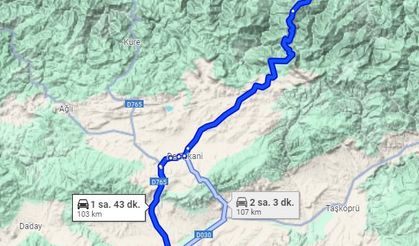 Çatalzeytin nereye bağlı? Kastamonu Çatalzeytin arası kaç km?