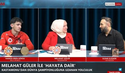 Şampiyonun başarı hikayesi TV366'daydı